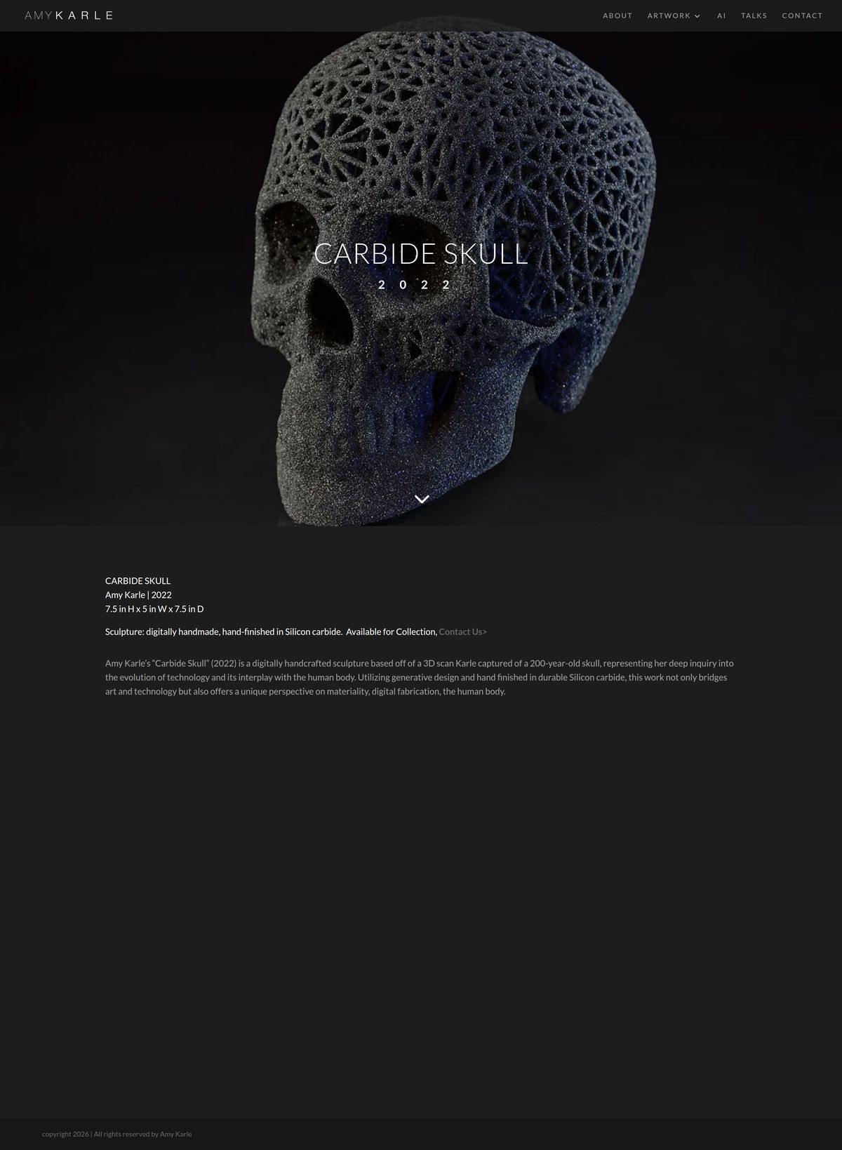 Project page, full page