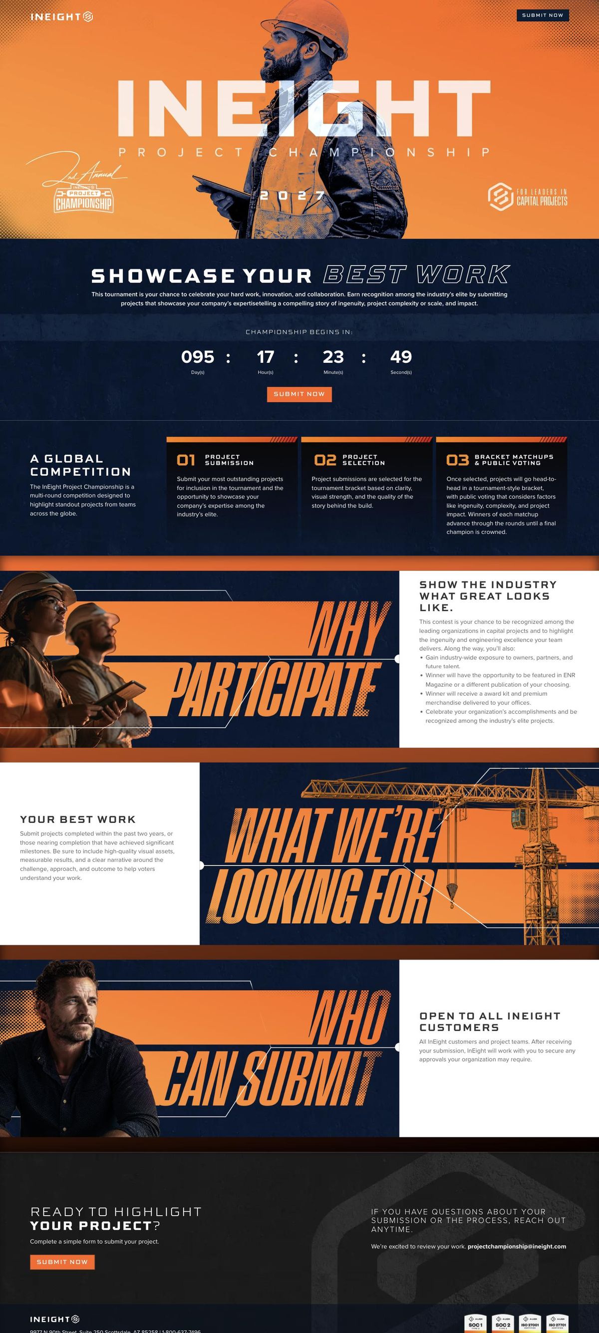 Event program, full page