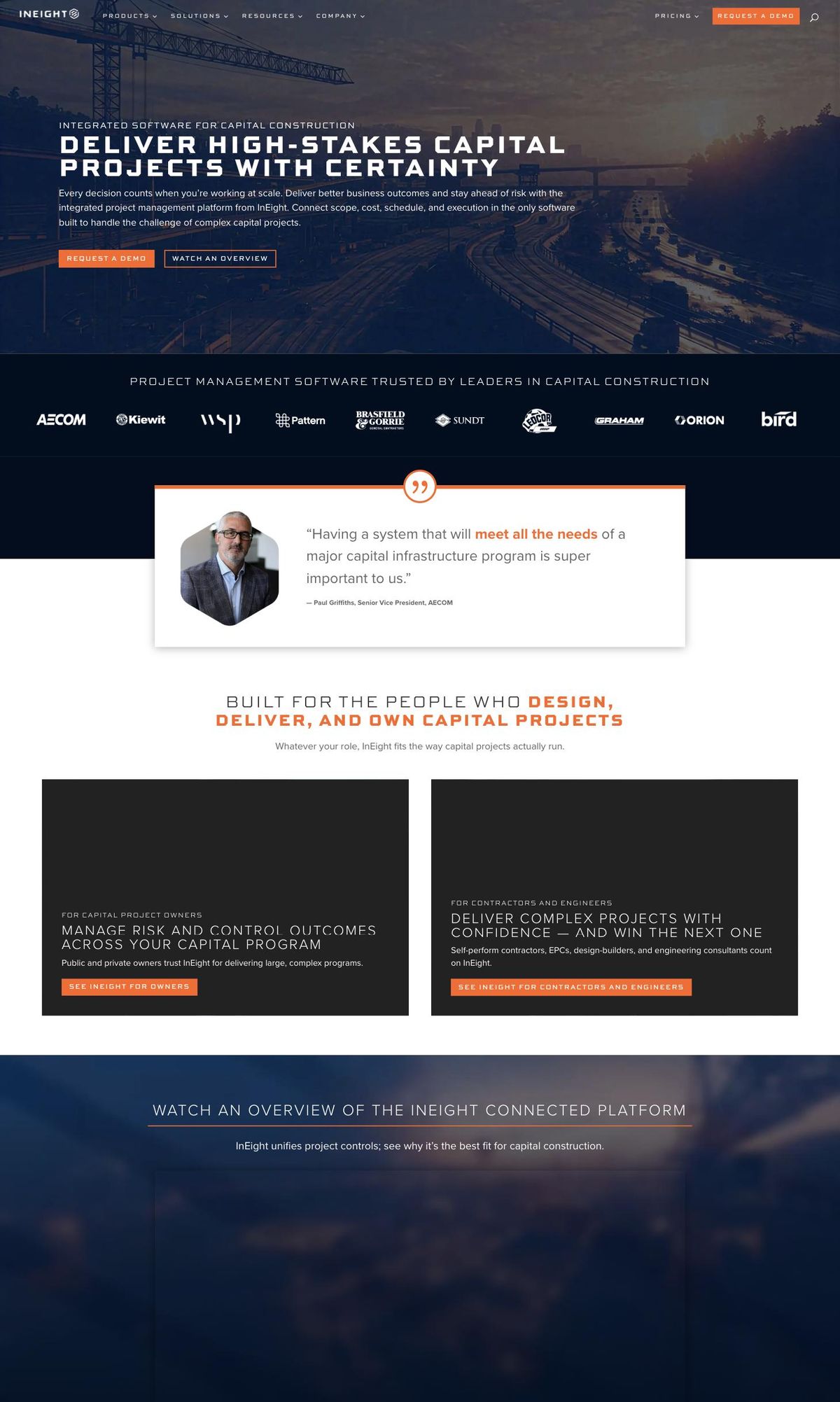 Homepage, full page