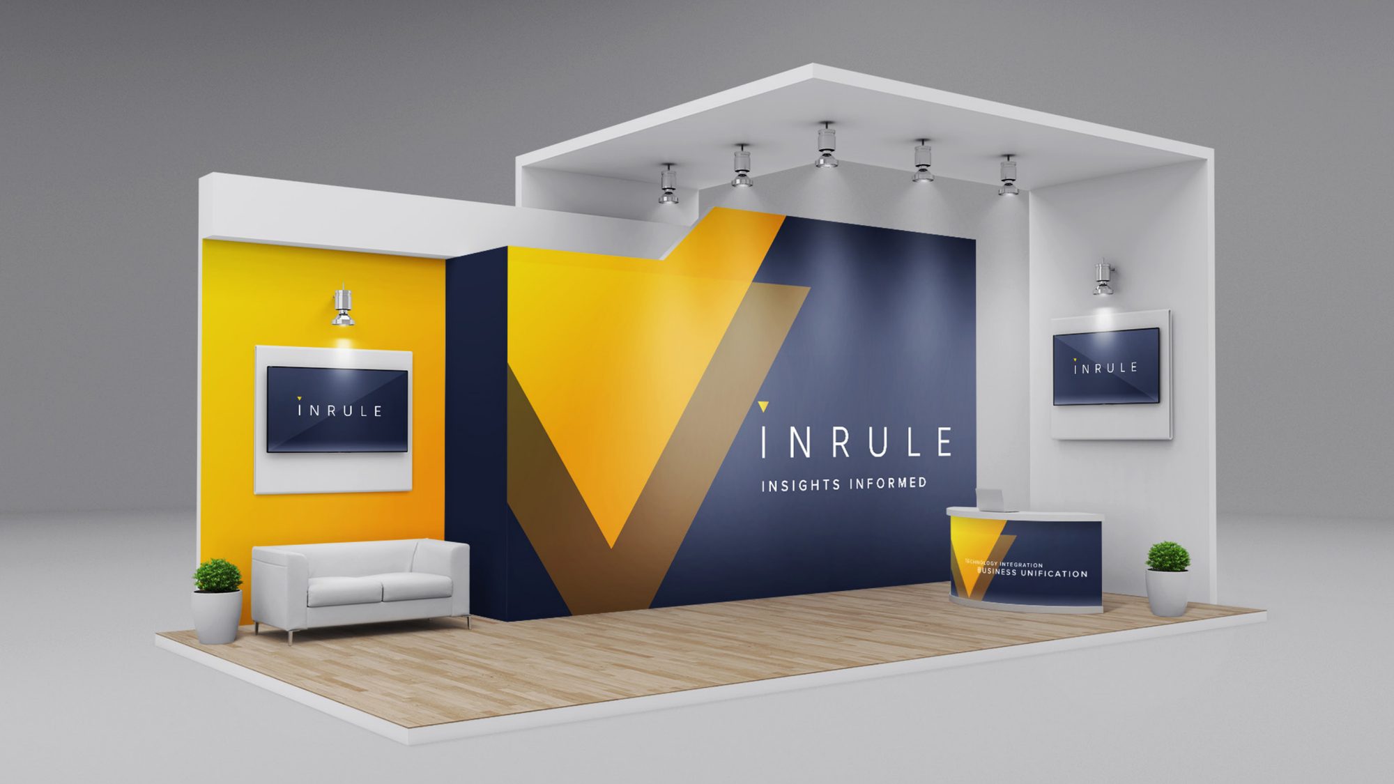 InRule trade-show booth