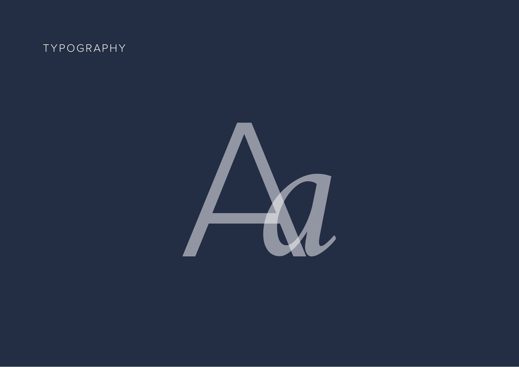 Brand standards: typography