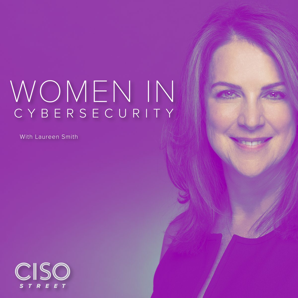 Women in Cybersecurity podcast cover, with Laureen Smith