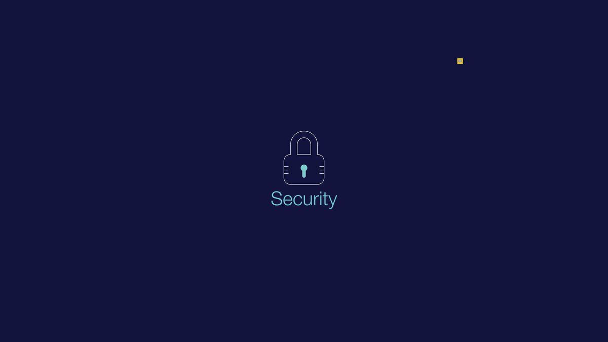 Storyboard frame: security