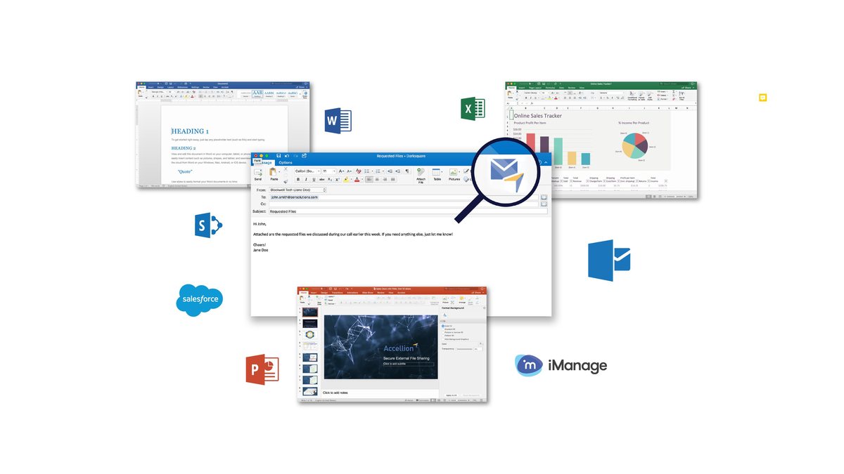 Storyboard frame: the enterprise applications
