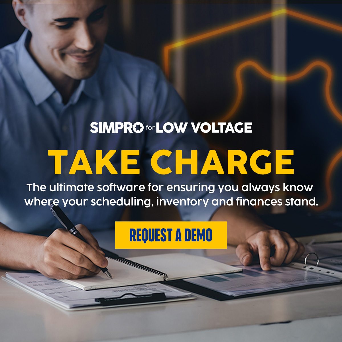 Simpro for Low Voltage: Take charge