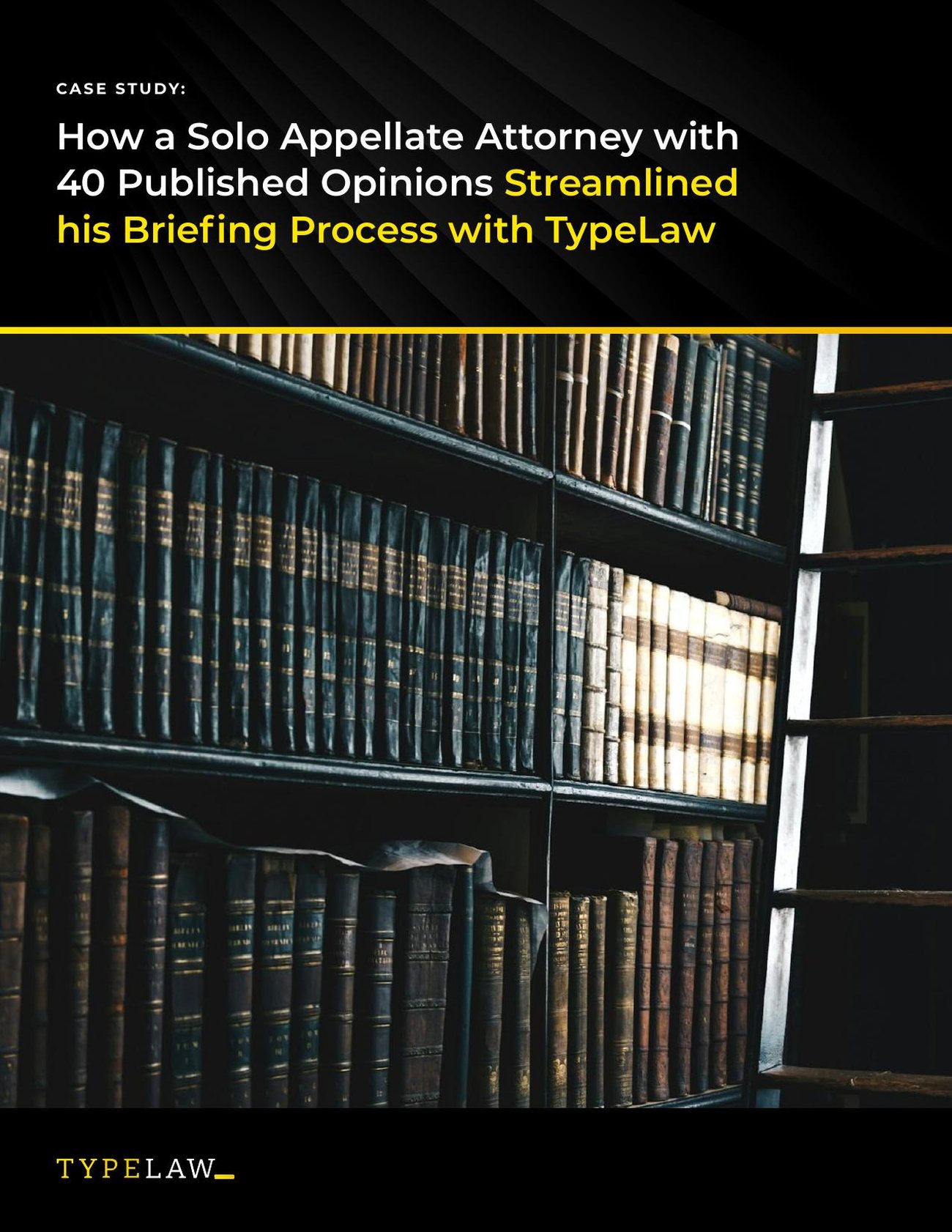 Case study cover: a solo appellate attorney with forty published opinions